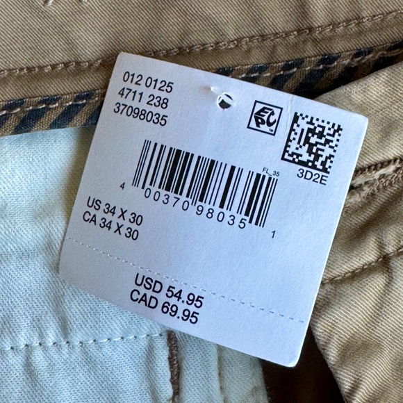 American Eagle Original Straight Flex Lived-In Khaki Pants 34x30 – Classic Beige - Picture 9 of 16